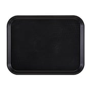 Cambro 14 in x 10 in Black Fast Food Tray 1014FF110